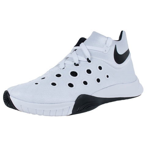 NIKE Men's Zoom Hyperquickness 2015 TB Basketball Shoes (12.5 D(M) US, White/Black)