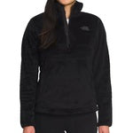 The North Face Women's Osito ¼ Zip Pullover, TNF Black, S