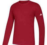 adidas Go to Performance Long Sleeve Tee - Men's Training XS Maroon