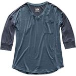 The North Face in-a-Flash 3/4-Sleeve Top - Women's Blue Wing Teal Heather, XS