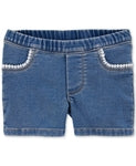 Carter's Toddler Girls Denim Shorts Dark Blue 4T