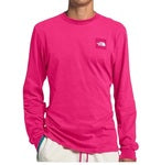 The North Face Men's L/S Red Box Tee, Mr. Pink, L