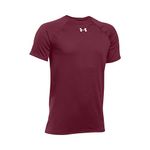 Under Armour Boys’ UA Locker Short Sleeve T-Shirt YMD Maroon