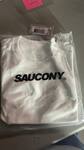 Saucony Womens Short Sleeve Hydrator Crew White T-Shirt White Size XL