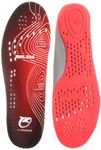 Pearl iZUMi Insole System Spinning Shoe,Black/True Red,48 EU/14 M US Women's/13 D US Men's