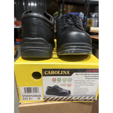 Carolina Men's Non-Metallic Composite Broad Toe Size 8.5 2E