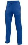 Nike Mens Club Swoosh Fleece Open Hem Sweatpants (Large, Royal