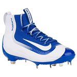 NIKE Mens Air Huarache 2kfilth Elite Mid Metal Cleats 11 US Royal/White