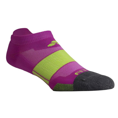 Fitsok NP7 Mid-weight Tab Sock, Berry/Lime, Small