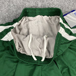 ASICS Womens Medley Running Shorts with Liner Green/White Size Medium