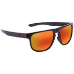 Oakley Men's 0OO9377 Holbrook R Square Sunglasses, Polished Black/Prizm Ruby Polarized, 55 mm