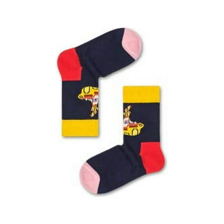 Happy Socks Beatles Kids' Yellow Submarine Sock Medium Red 2-3Y