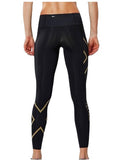 2XU WomenMCS Run Compression Tights Black/Gold