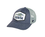 Costa Del Mar Trucker Hat, Navy Heather Tuna, XL