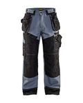 BLAKLADER X 1600 Pants, Color: Grey/Black, Size: 44x34 (16001370949944:34)