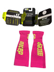 CEP ULTRALIGHT COMPRESSION CALF SLEEVES for men | Calf sleeves with compression (CEP SIZE II ) Electric Pink/Green