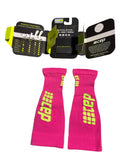 CEP ULTRALIGHT COMPRESSION CALF SLEEVES for men | Calf sleeves with compression (CEP SIZE II ) Electric Pink/Green