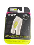 CEP ULTRALIGHT COMPRESSION CALF SLEEVES for men | Calf sleeves with compression (CEP SIZE II ) Electric Pink/Green