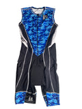 DeSoto Men's Forza Tri Suit (Blue, Small)