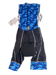 DeSoto Men's Forza Tri Suit (Blue, Small)