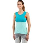 Merrell Women's Capra Media Tank Top, Cockatoo/Lake Blue, X-Large