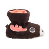 Acorn Toddlers Easy Critter Bootie Slippers Moose TL