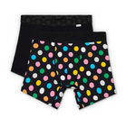 Happy Socks Men's 2-Pack Big Dot Boxer Brief Small