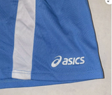 Asics Mens Medley Shorts Light Blue W/drawstring Size Medium