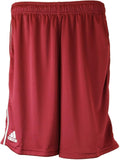 adidas Mens Utility Running Short M Burgundy/White