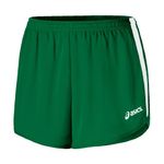 ASICS Womens Medley 1/2 Split Short, Color:Forest/White, S