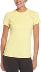 ASICS Women's Favorite Short Sleeve Running Tee,Lemon Drop,X-Small