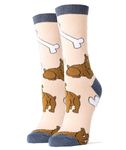 Oooh Yeah Men's Novelty Crew Socks, Funny Socks, Crazy Silly Socks, Cool Fashion Socks (No Bull)