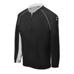 Mizuno Youth Prestige G4 Long Sleeve Batting Jersey, Black, Large