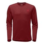 The North Face Reaxion Amp Long Sleeves T-shirt Crew Neck Mens Medium - Red