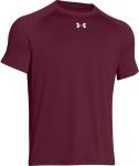 Under Armour Men's Locker T-Shirt (as1, alpha, x_l, regular, regular, Standard, Maroon/Gray, X-Large)