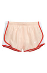 Nike Girl's Tempo Running Shorts Washed Coral/White/Track Red/White S
