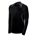 Asics Men's Lite-Show Favorite Long Sleeve Top, Black/Steel, X-Large