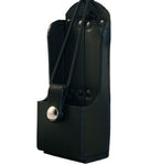 Boston Leather Radio Holder, Plain Black Without D-Ring