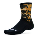 Swiftwick - VISION SIX IMPRESSION Performance Socks for Running and Cycling (CAMO Small/Medium)
