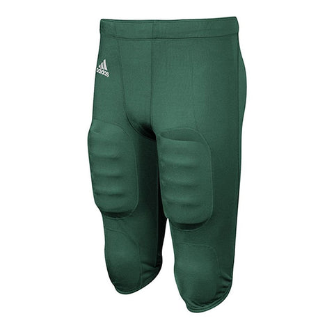 adidas Boy's Press Coverage Football Pant Dark Green/White X-Large