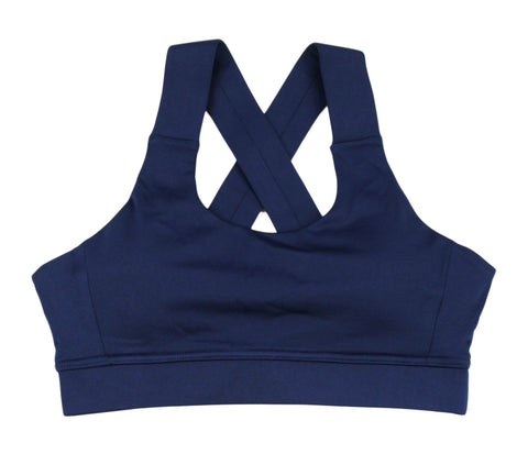 boxercraft Criss Cross Bra SB200 poly/spandex, (X-Large, Navy Blue)