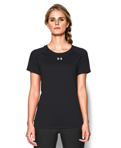 Under Armour Women's Locker Short Sleeve T-Shirt Black Large