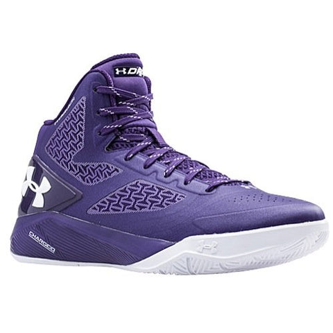 Under Armour Men's Ua ClutchFit Drive 2 Basketball Shoes, Purple/White, 4