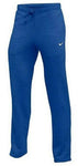 Nike Mens Club Swoosh Fleece Open Hem Sweatpants (Small, Royal)