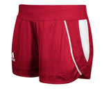 adidas Women's Utility Running Short - Red/White - XS