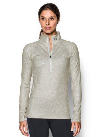 Under Armour Women's UA CGI Evo 1/2 Zip, Glacier Gray (002)/Steel, Small