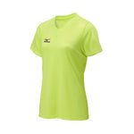 Mizuno Women's Attack Tee, Lemon, X-Small