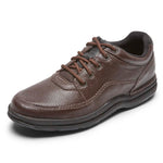 Rockport Men's World Tour Classic Walking Shoe Brown Tumbled Leather 8 M