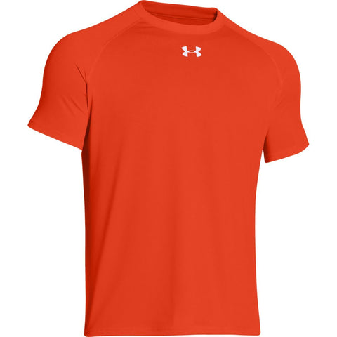 Under Armour Men's Locker Shortsleeve T-Shirt (Dark Orange, Large)