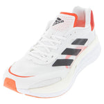 adidas Men's Adizero Boston 10 Running Shoe - Color: Black/White/Solar Red - Size: 12.5 - Width: Regular